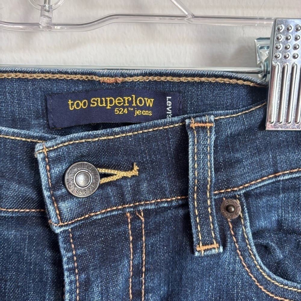 Women’s Levi’s 524 Too Superlow Skinny Jeans size 3m - Picture 3 of 11